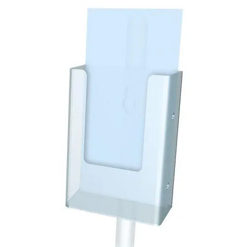 11x14 Angled Sign Frame Sign Stand with Curved Pole   Snap Frame