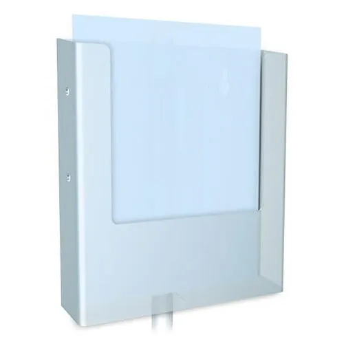 11x14 Angled Sign Frame Sign Stand with Curved Pole   Snap Frame