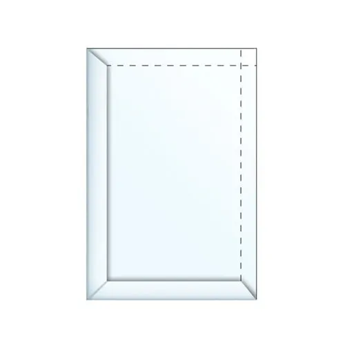 11x14 Angled Sign Frame Sign Stand with Curved Pole   Snap Frame