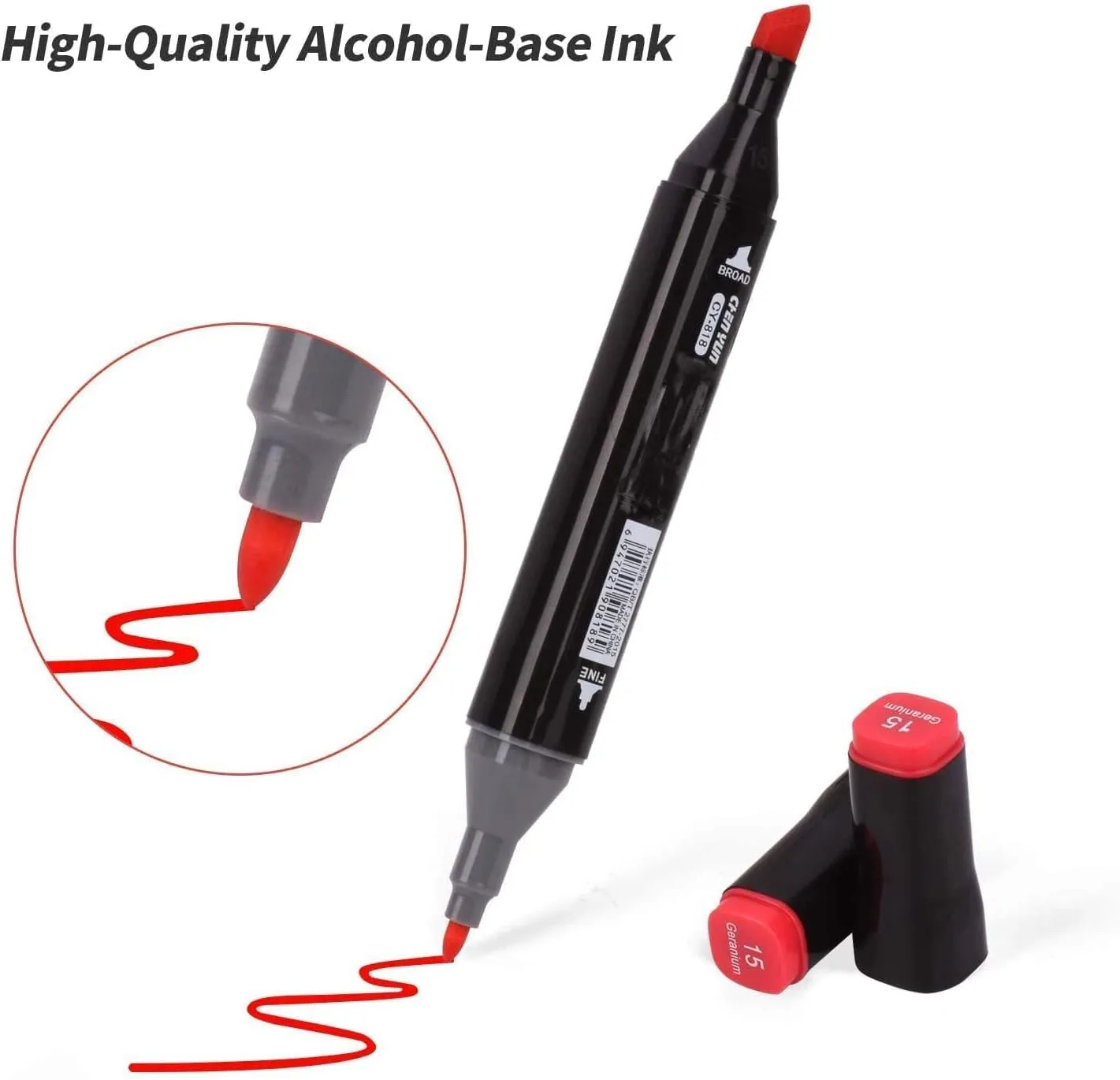 120 Pieces Double Head Alcohol Oil Color Art Marker Gc-13