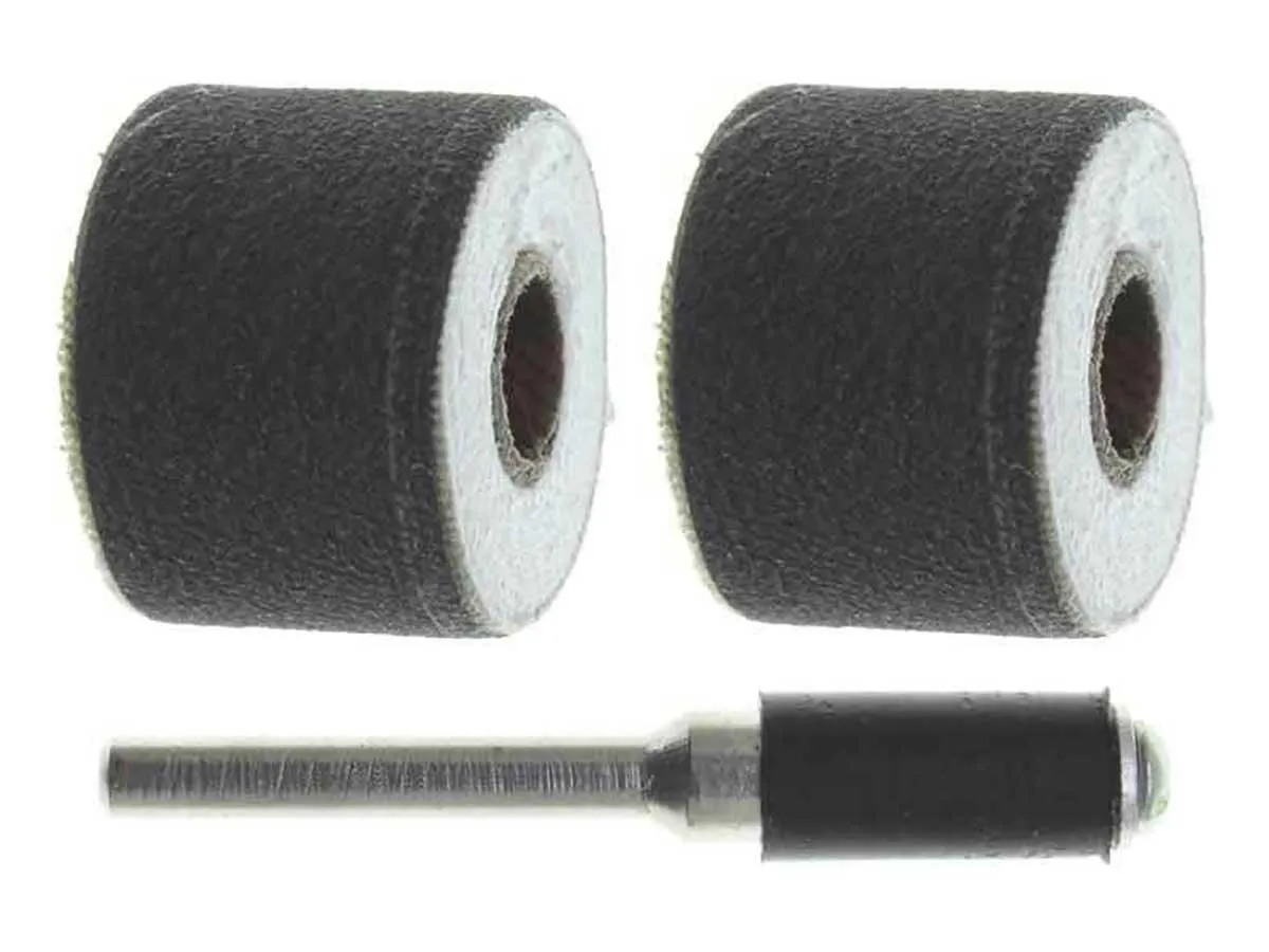17.5mm - 11/16 x 1/2 inch Foam Sanding Drum Set - 1/8 inch shank