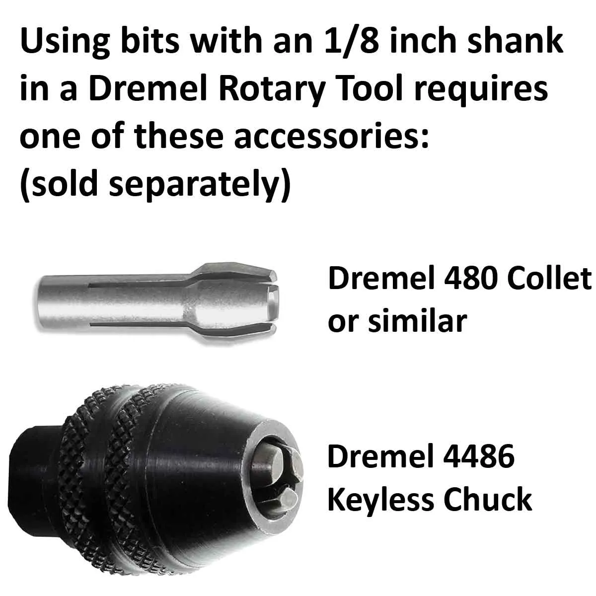 17.5mm - 11/16 x 1/2 inch Foam Sanding Drum Set - 1/8 inch shank