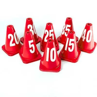 20cm Cone Distance Marker Set