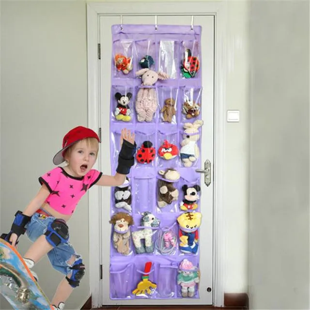 24-Pocket Over The Door Shoe Organizer