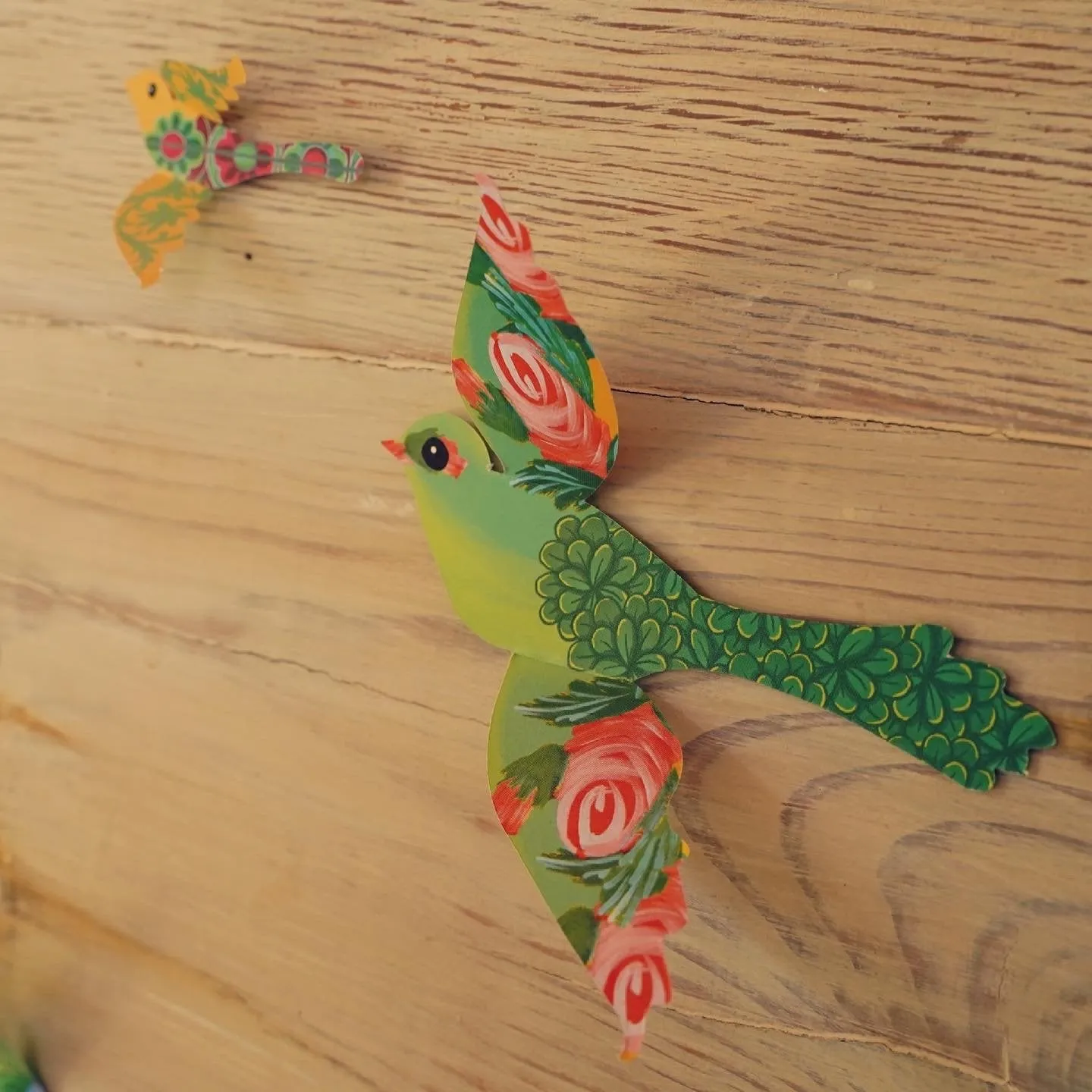 3 Packs of 24 Decorative Paper Birds - 72 Birds