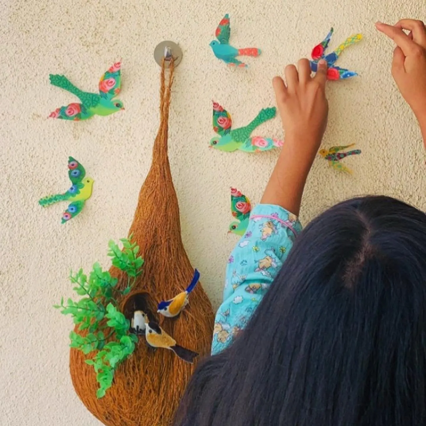 3 Packs of 24 Decorative Paper Birds - 72 Birds