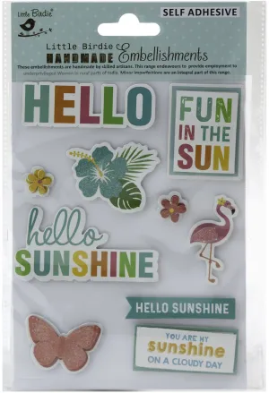 3D Embellishment 10/Pkg - Fun In The Sun