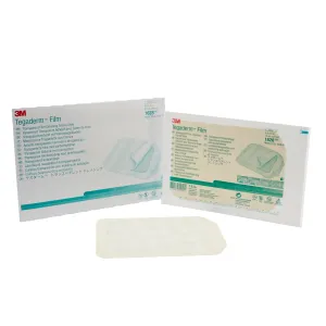 3M Tegaderm Transparent Film Dressing, Hypoallergenic, 6 x 8 inch Box of 10