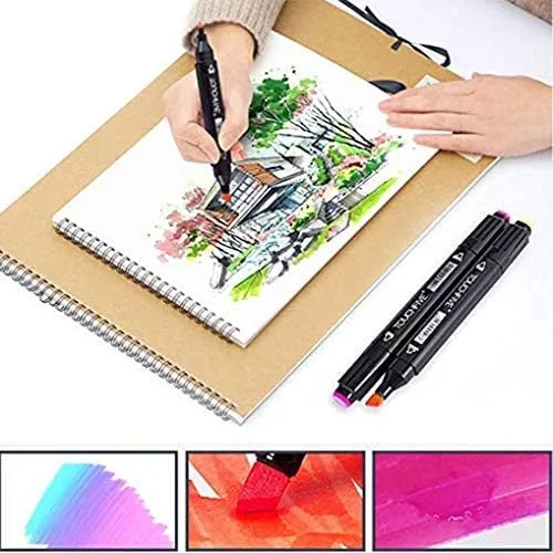 48-Pcs Art Sketch Drawing Twin Marker Painting Pen Set Gc-7