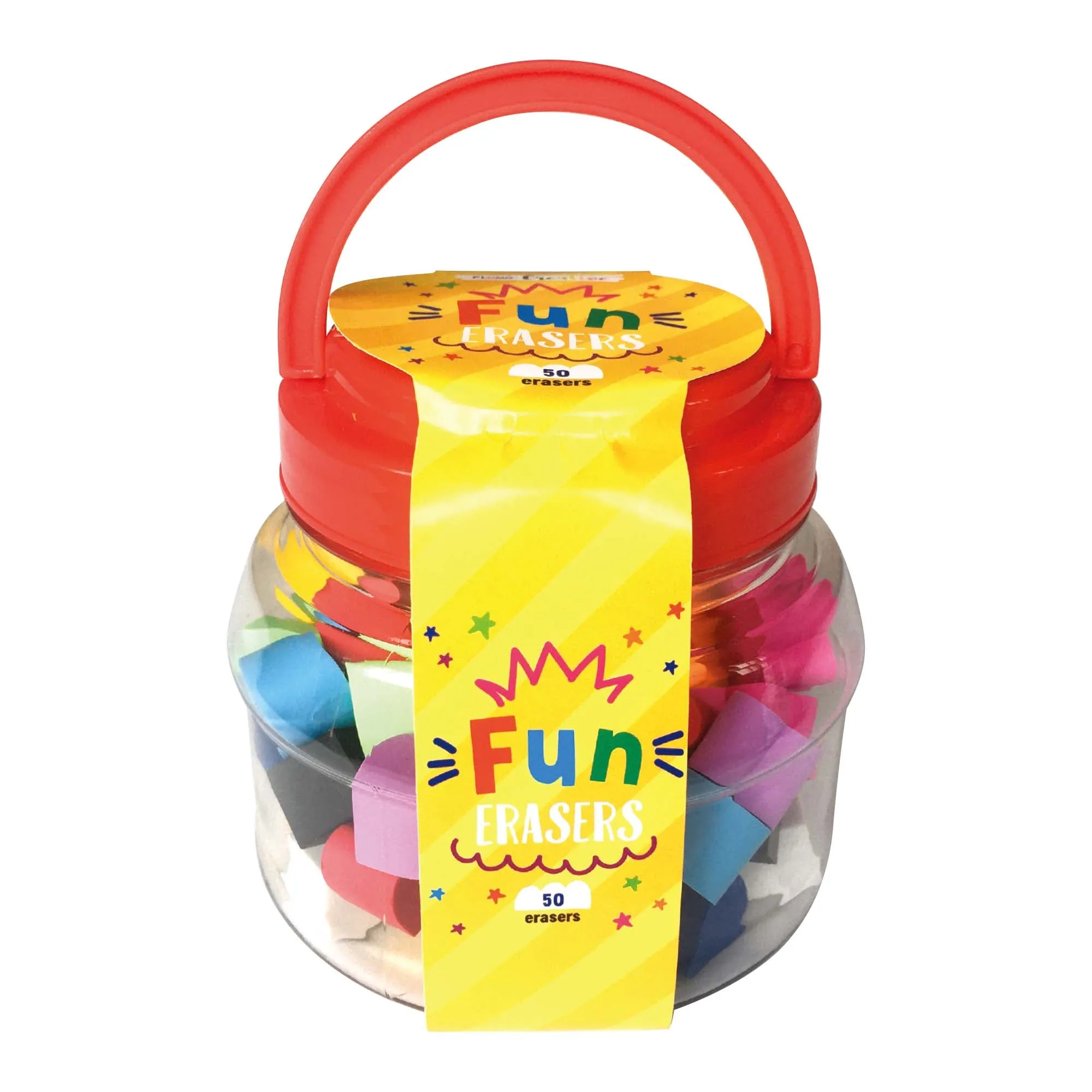 50Ct Fun Erasers
