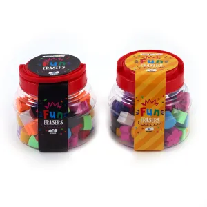50Ct Fun Erasers