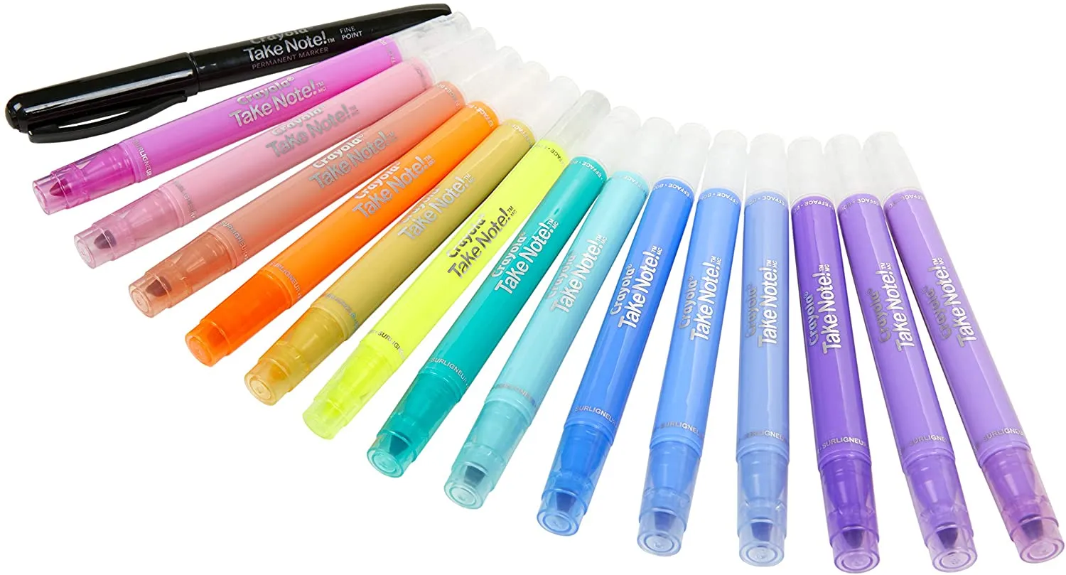 6 ct. Take Note! Erasable Highlighters