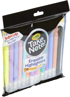6 ct. Take Note! Erasable Highlighters