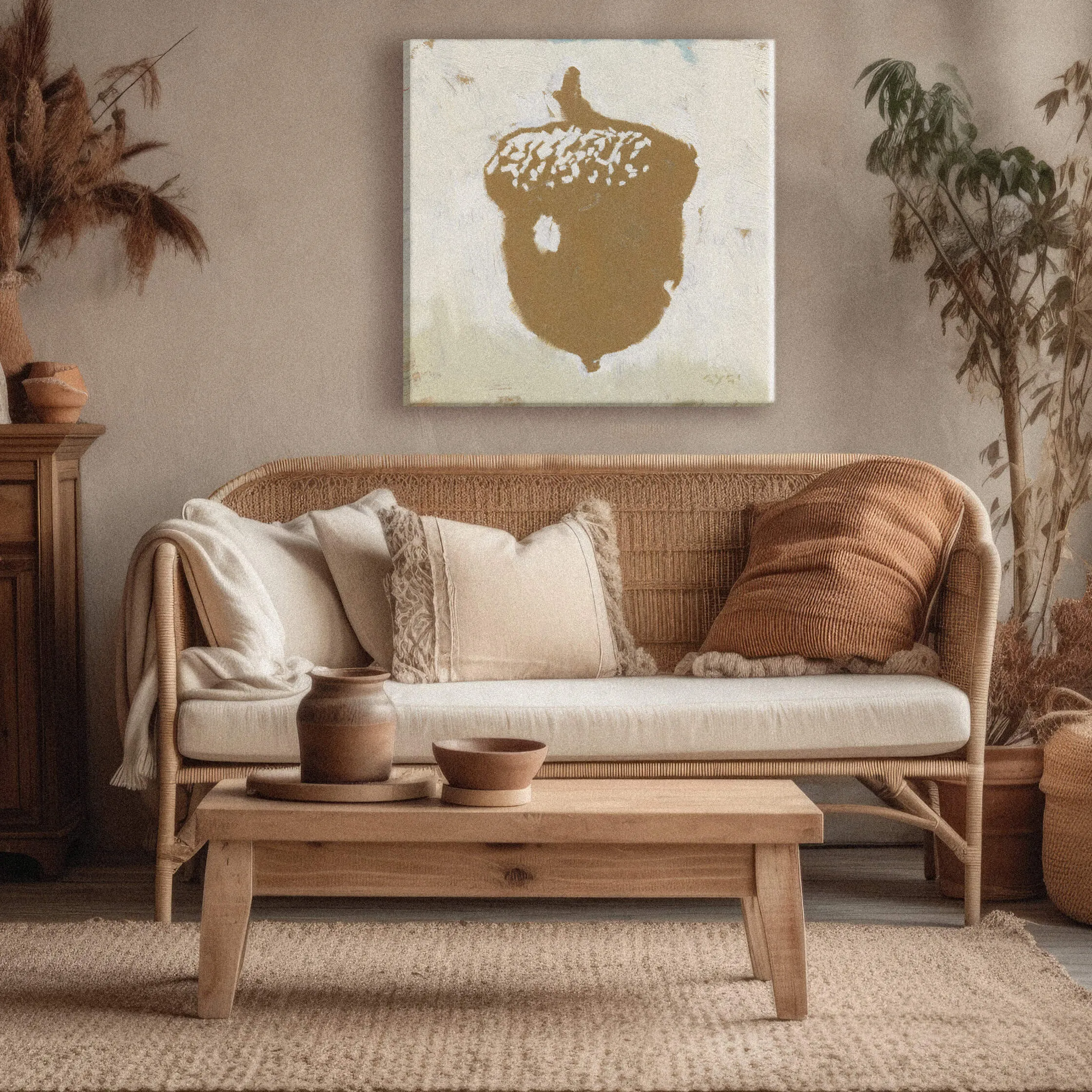 Acorn Silhouette Wall Art