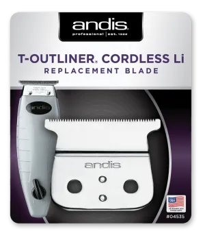 Andis T Outliner Cordless Li Replacement Blade 04535