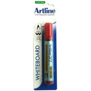 Artline 577 Whiteboard Marker 2Mm Bullet Red Hangsell