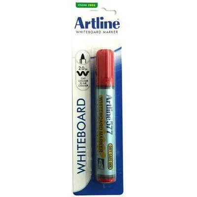 Artline 577 Whiteboard Marker 2Mm Bullet Red Hangsell