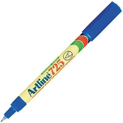 Artline 725 Permanent Marker 0.4Mm Blue