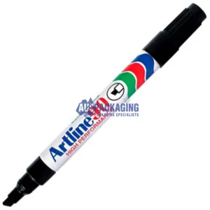 Artline 90 Permanent Marker Chisel 2-5mm Black (90PE)