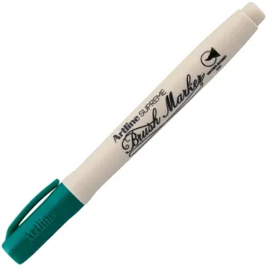Artline Supreme Brush Marker Dark Green Box 12