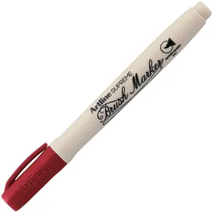 Artline Supreme Brush Marker Dark Red Box 12