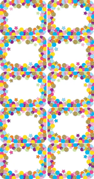 Ashley Confetti , Mini Whiteboard Erasers, 10 Pack (ASH 78008)