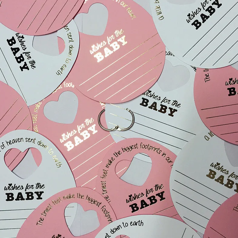 Baby Wish Cards <br> <span style="font-size: 10px;">More Colours Available</span>