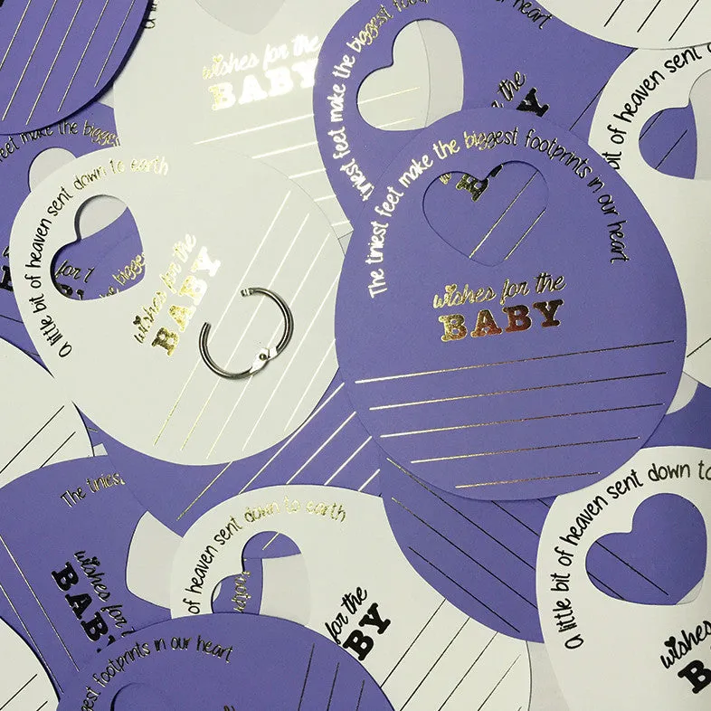 Baby Wish Cards <br> <span style="font-size: 10px;">More Colours Available</span>