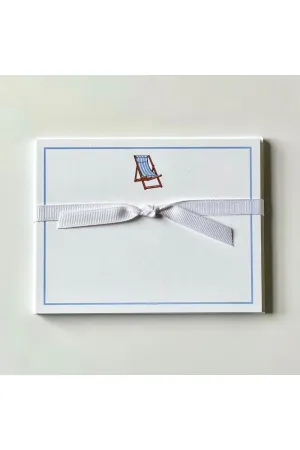 Beach Chair Note Cards