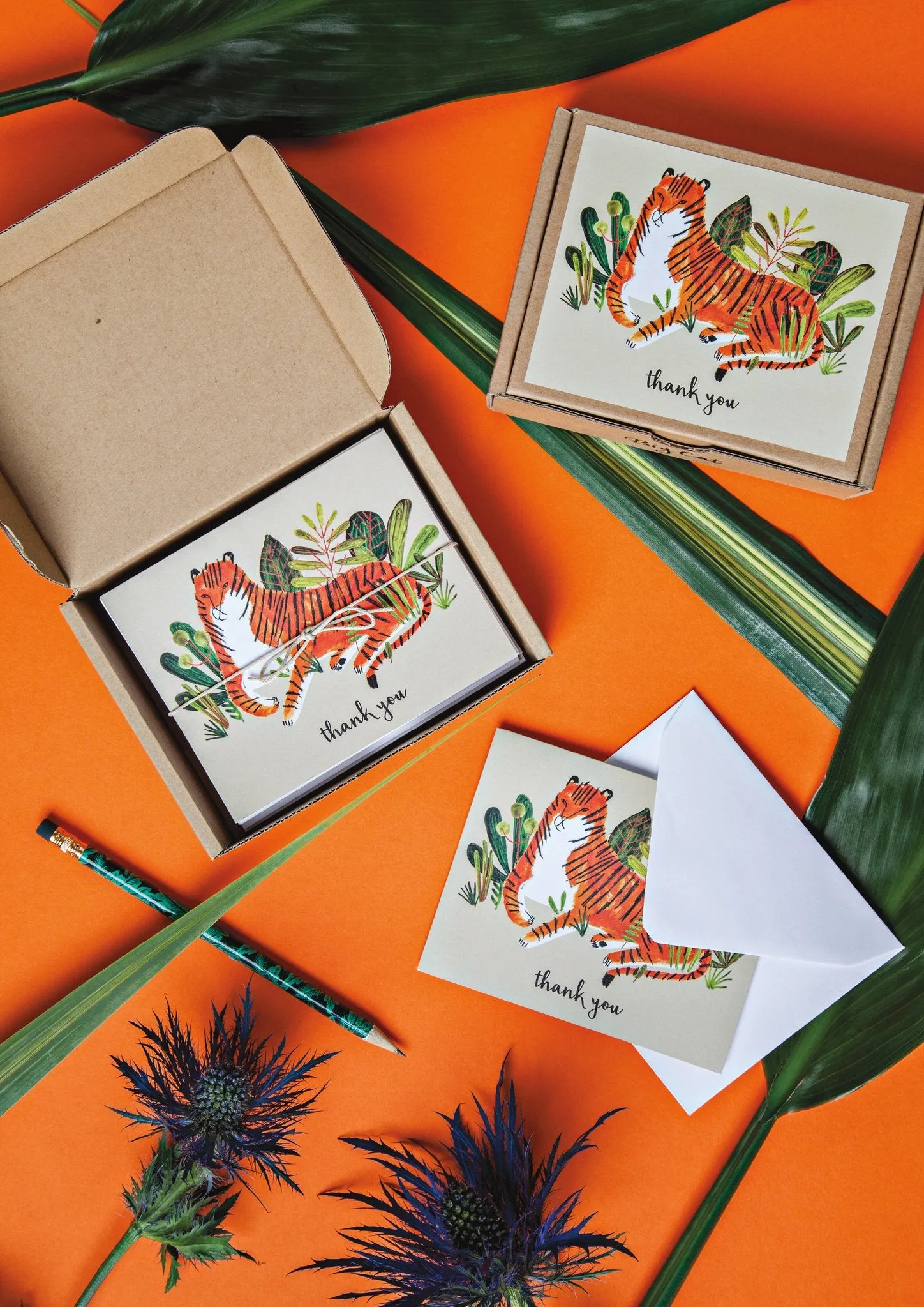 Big Cat GreenThanks Card Set