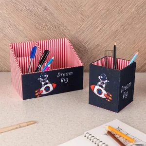 Big Dream Stationery Holder (Space Mission Collection) - Set Of Two