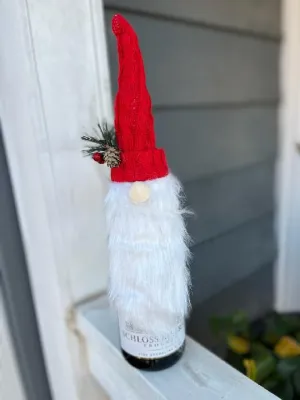 Bottle Topper Christmas Gnome