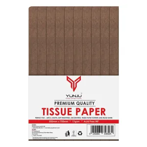 Brown Acid-Free Tissue Paper 50cm x75cm Large Gift Wrap Eco Friendly