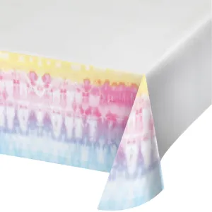 Bulk Tie Dye Party Paper Table Covers (6 per Case)