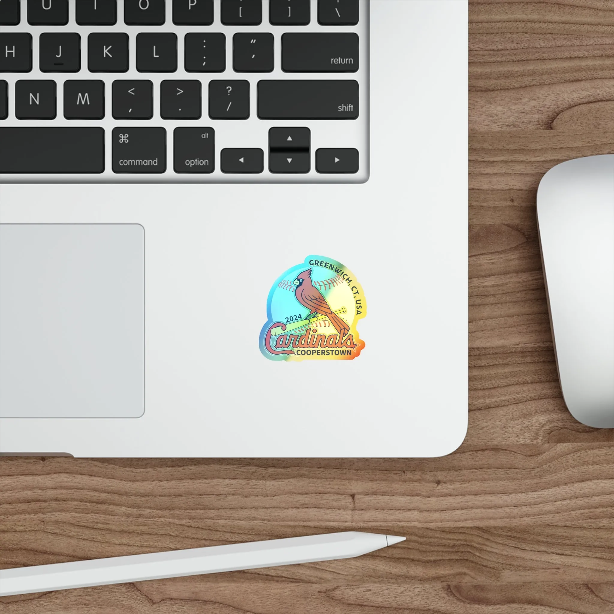 Cardinals Holographic Die-cut Stickers
