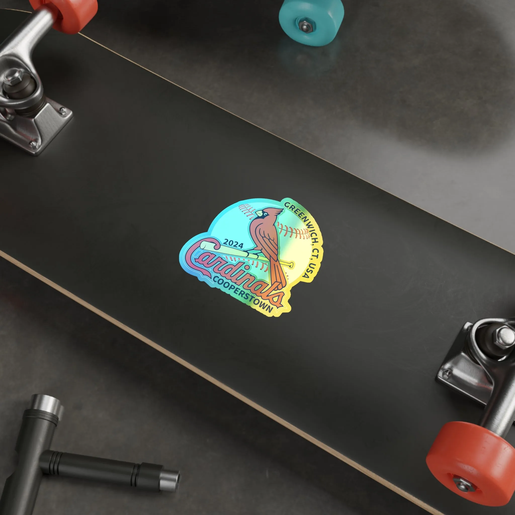 Cardinals Holographic Die-cut Stickers