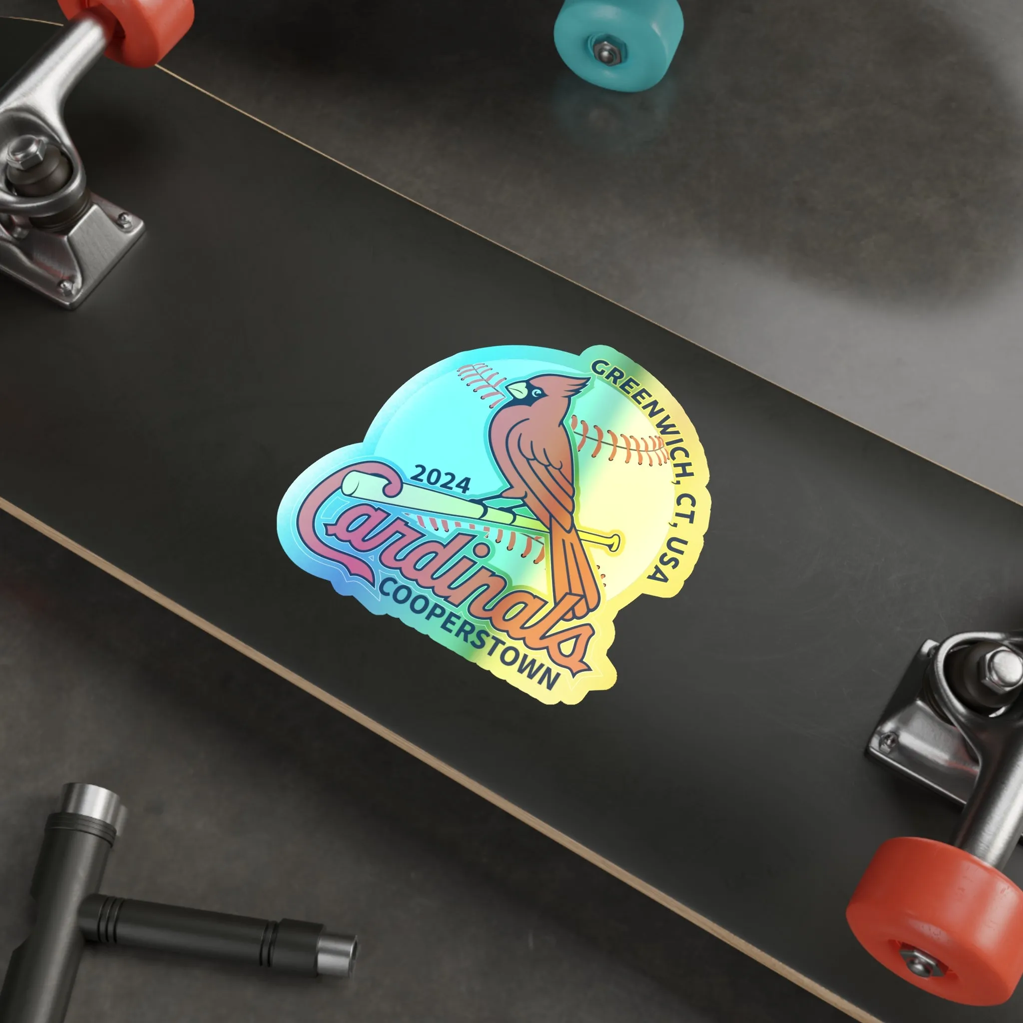 Cardinals Holographic Die-cut Stickers