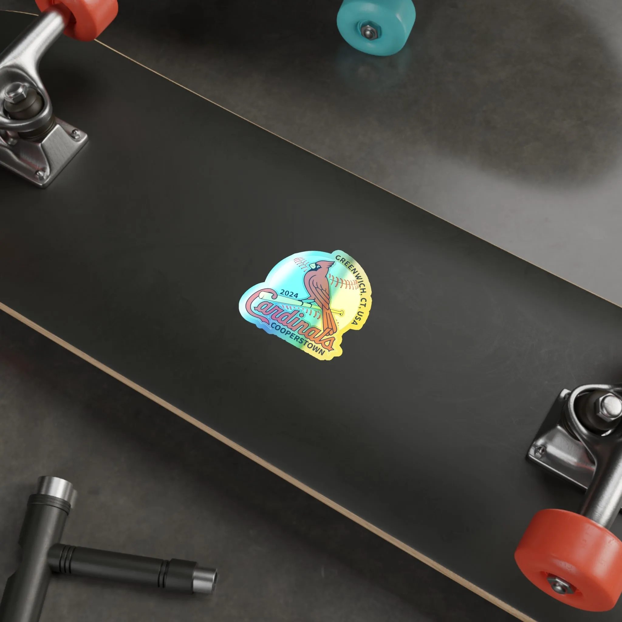 Cardinals Holographic Die-cut Stickers