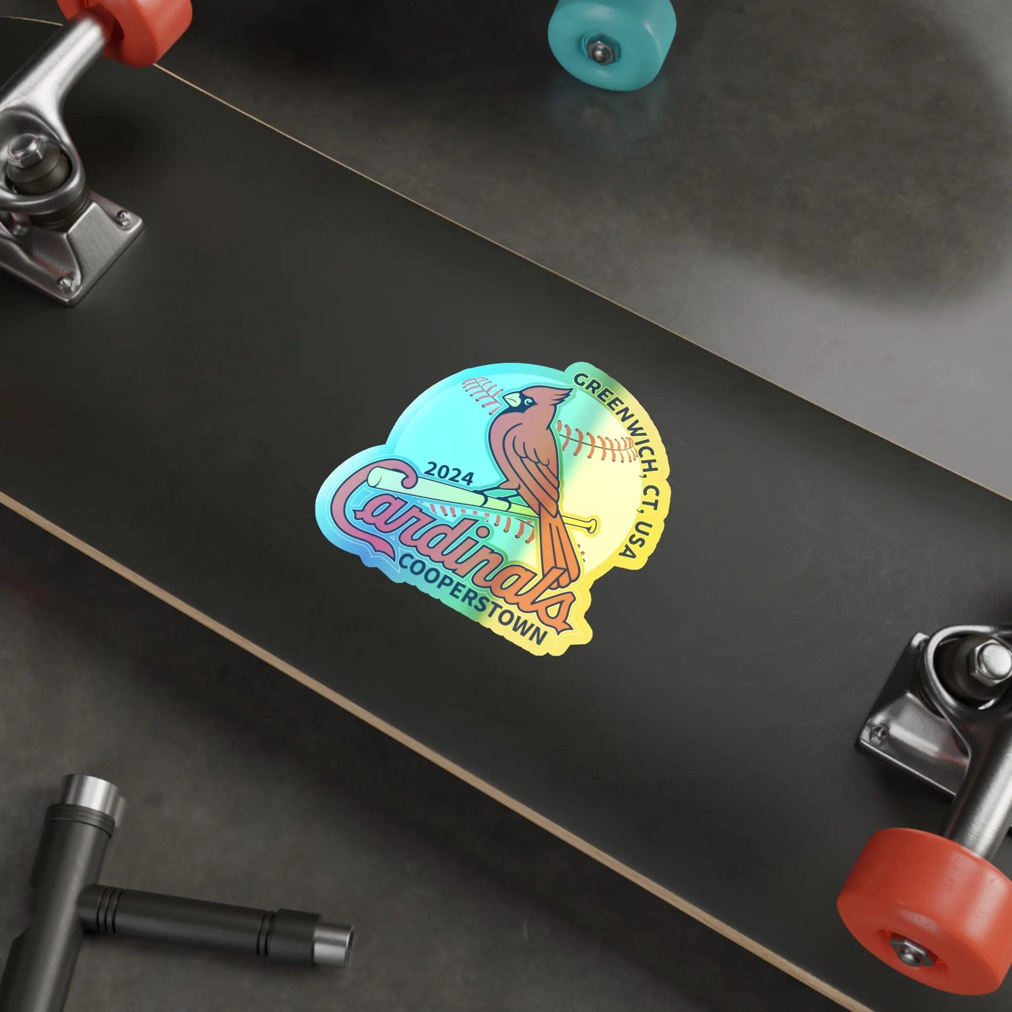 Cardinals Holographic Die-cut Stickers
