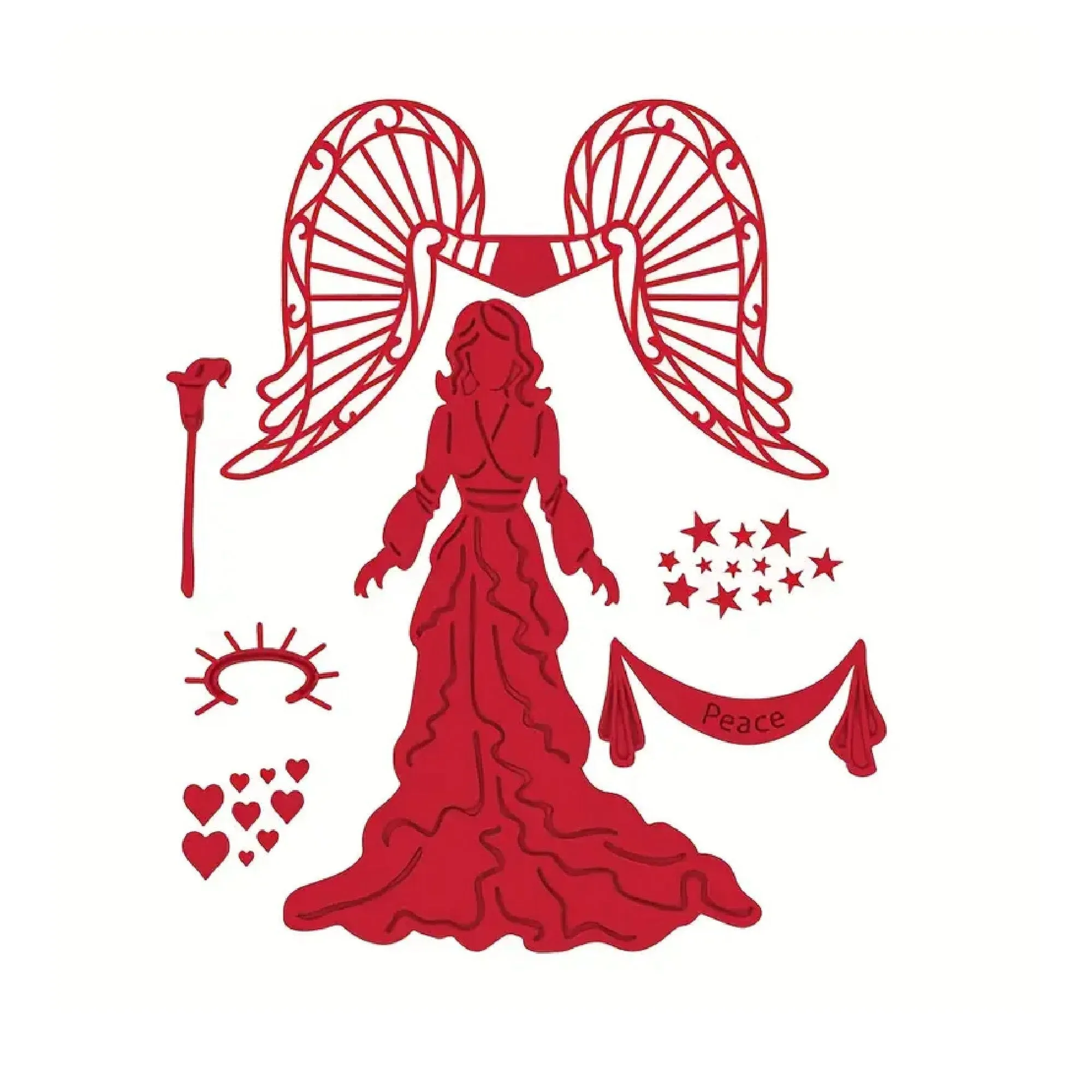 Christmas Angel Cutting Dies For DIY