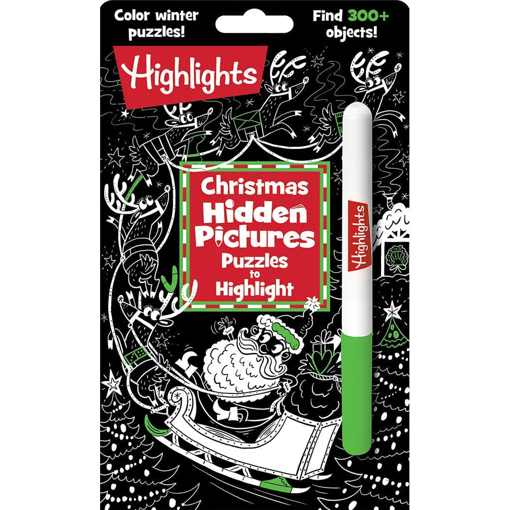 Christmas Hidden Pictures Puzzles to Highlight