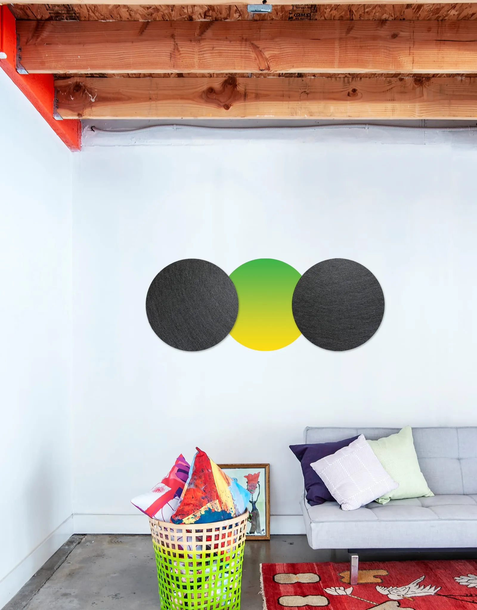 Circle - Yellow Gradient Dry Erase
