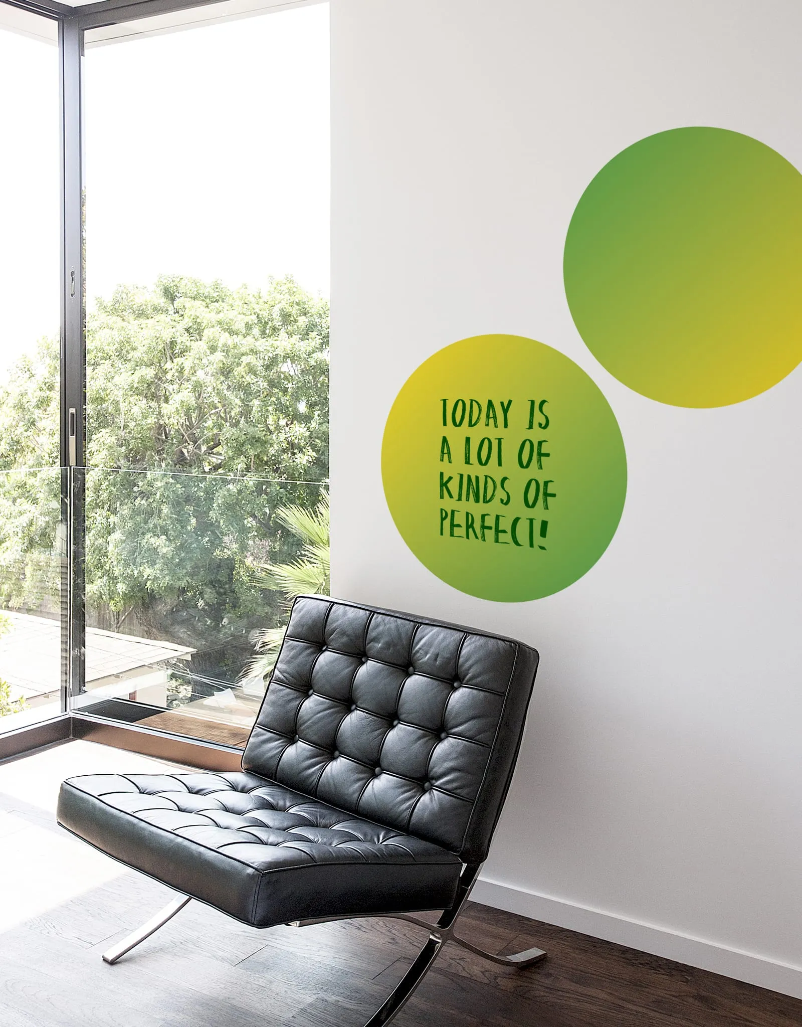 Circle - Yellow Gradient Dry Erase