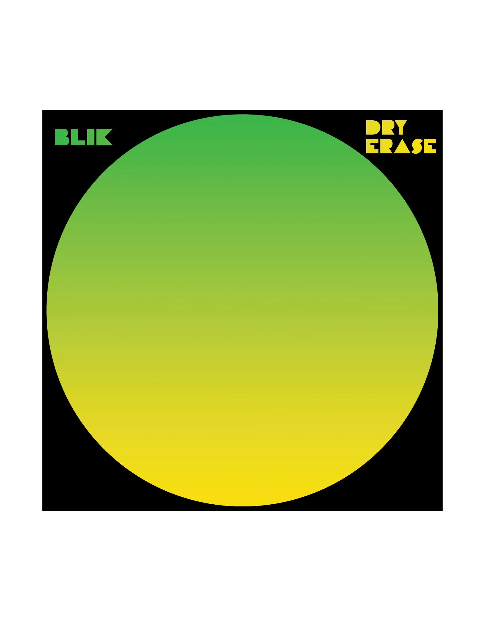 Circle - Yellow Gradient Dry Erase