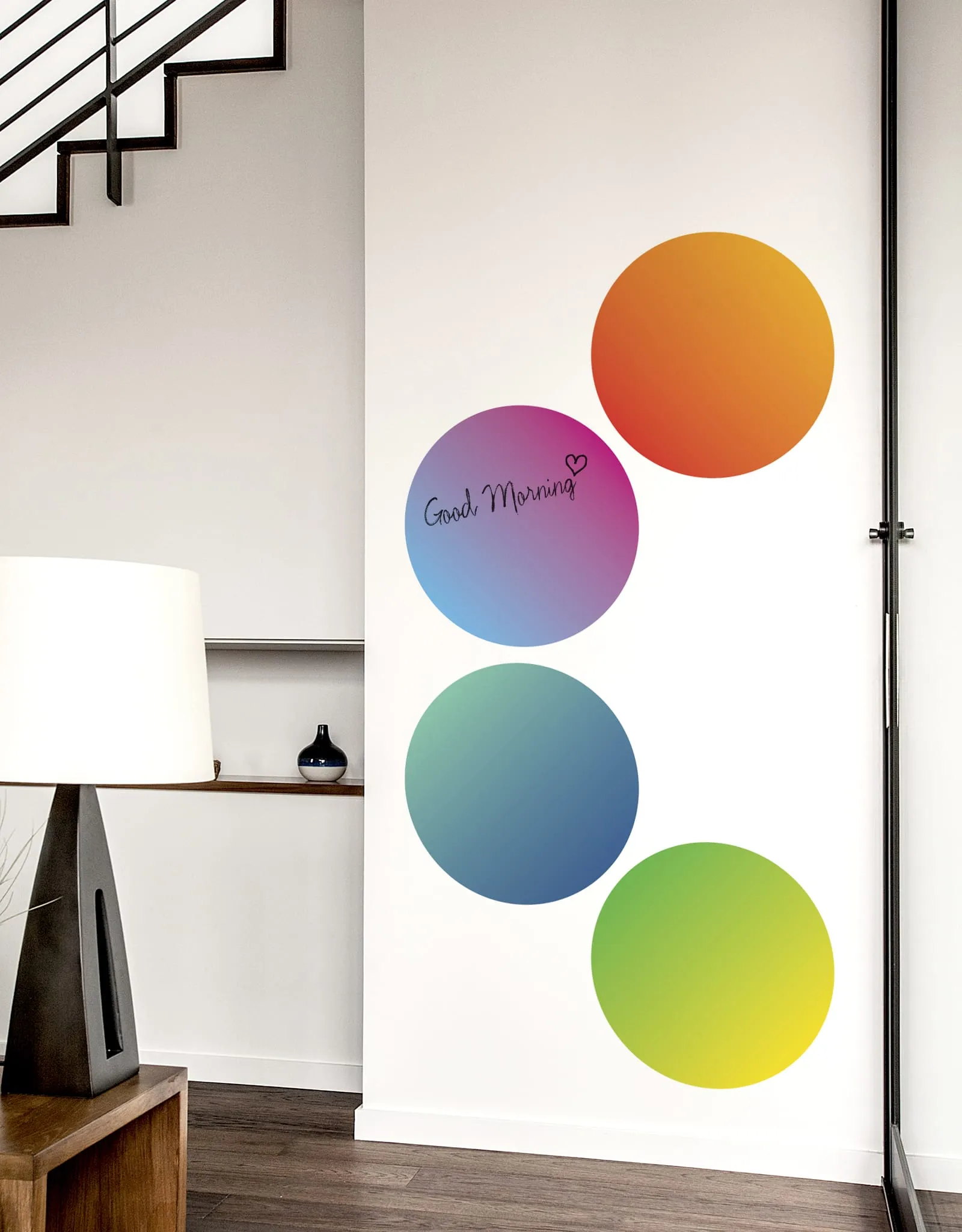 Circle - Yellow Gradient Dry Erase