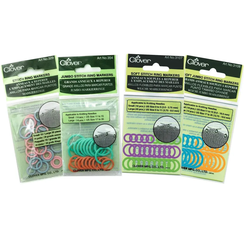 Clover Stitch Ring Markers