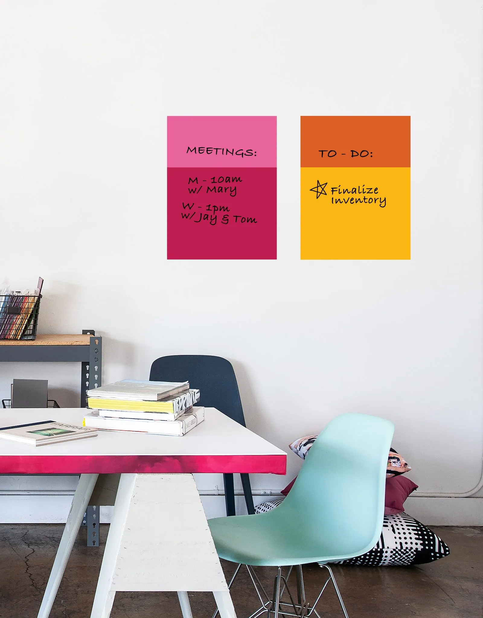 Color Block Dry Erase, Small