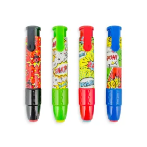 Comic Attack Click It Erasers