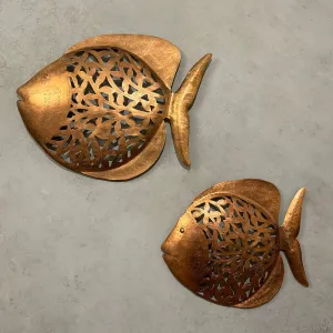 Copper Fish Wall Decor