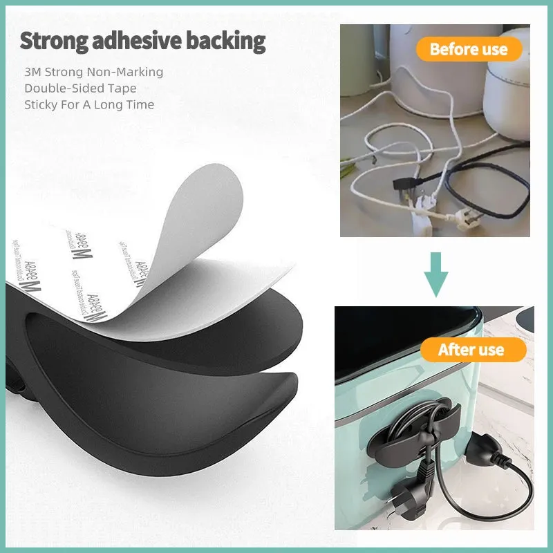 Cord Holder Wrapper Organizer Clip Cable Holder For Kitchen Appliances Clip Air Fryer Coffee Machine Wire Holder
